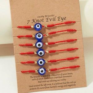 Set of 6, lucky evil eye 🧿 bracelets